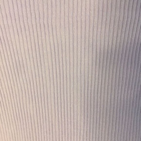 Lilac Ribbed Short-Sleeved Knit Top - Picture 4 of 6